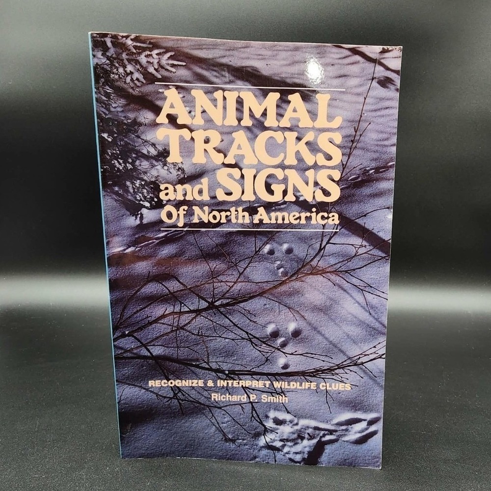 Animal Tracks and Signs of North America Paperback New Old Stock Wildlife Guide